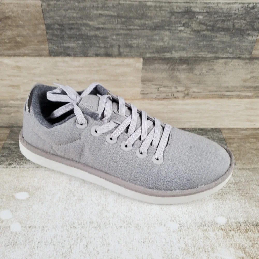 Allbirds Wool Piper Woven Mens Shoes Sz 8 M Running Pewter Gray Lace Up Sneakers